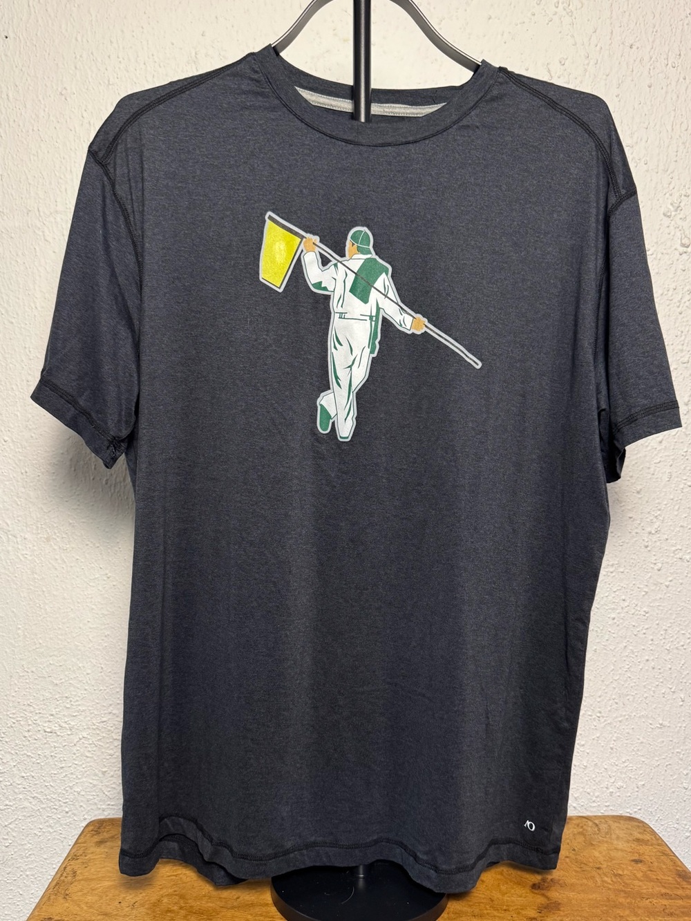 AndersonOrd Butter T Master Looper golf caddie tee in black heather - tagless